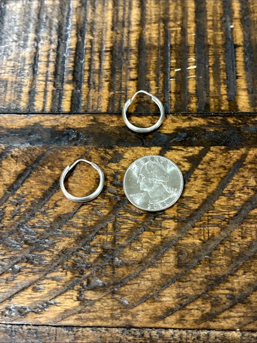 Sterling Silver Small Hoop Earrings - Classic Silver Huggies